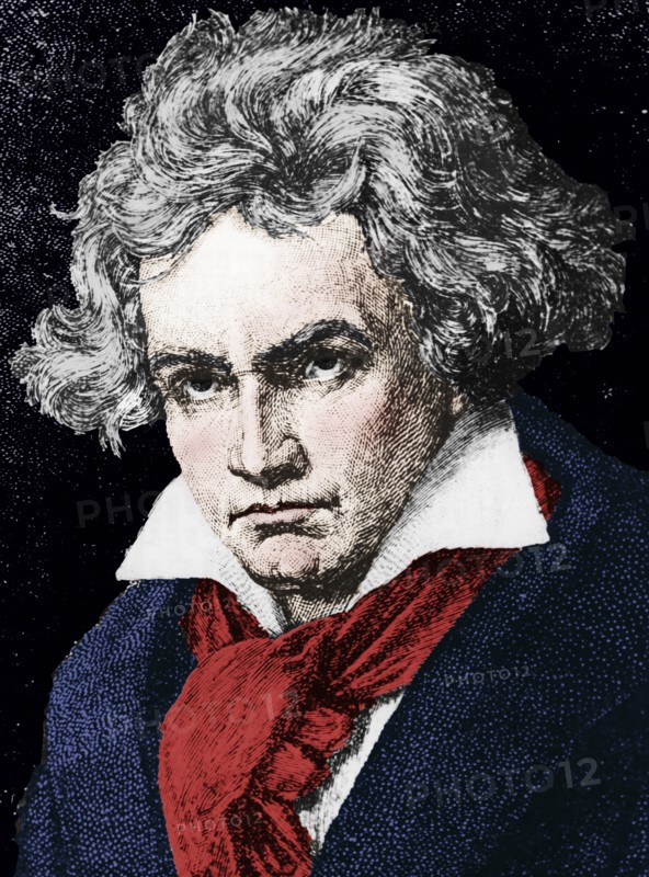 Ludwig van Beethoven (1770-1827), German composer and pianist, 19th century. Artist: Unknown.