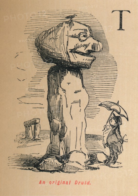 'An original Druid', c1860, (1860). Artist: John Leech.