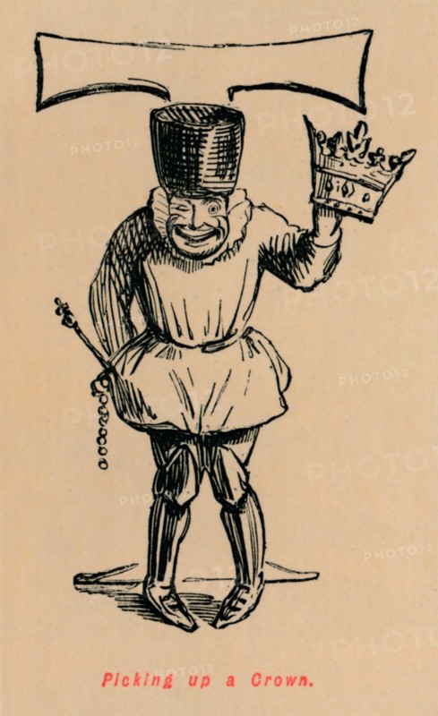 'Picking up a Crown', c1860, (c1860). Artist: John Leech.
