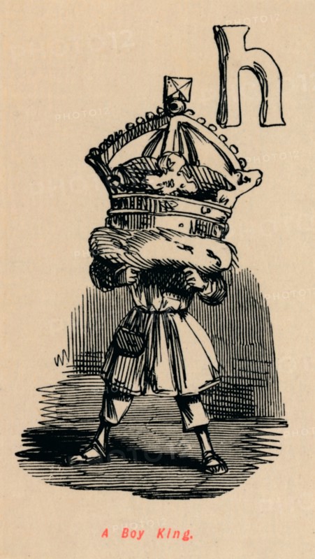'A Boy King', . Artist: John Leech.