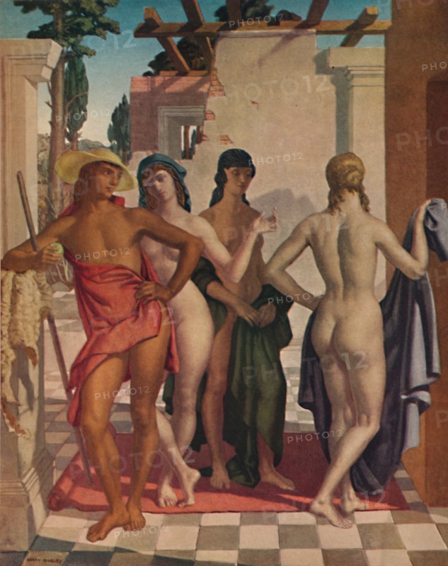'The Judgment of Paris', 1929, (1931). Artist: Harry Morley.