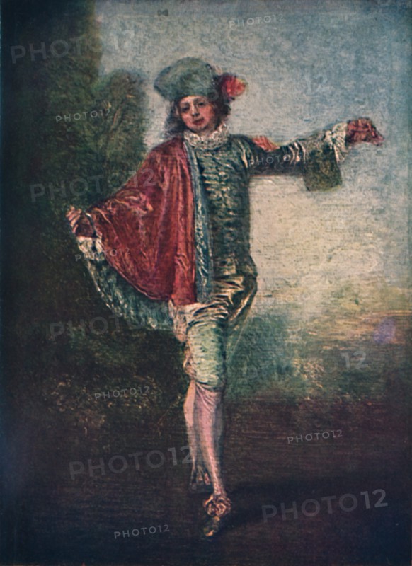 'L'Indifferent', c1717, (1911). Artist: Jean-Antoine Watteau.