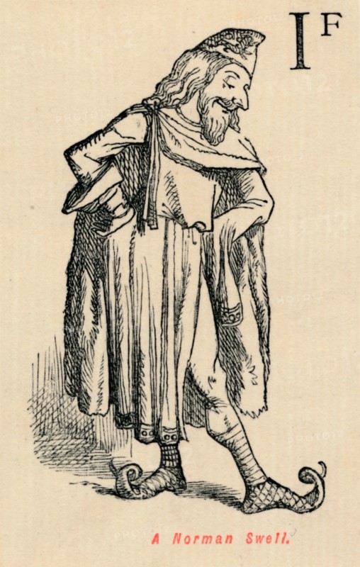 'A Norman Swell', c1860, (c1860). Artist: John Leech.