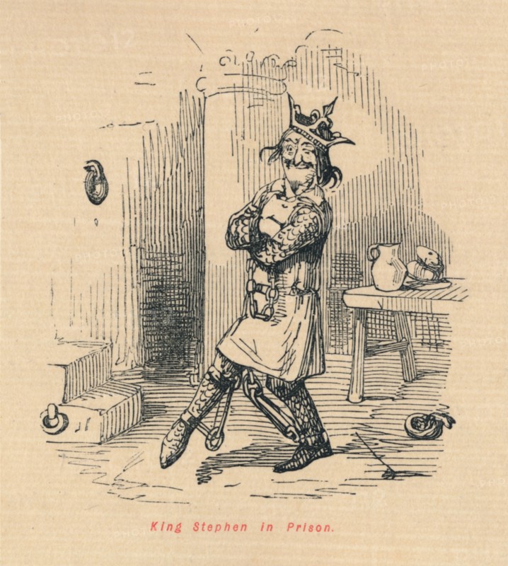 'King Stephen in Prison', c1860, (c1860). Artist: John Leech.