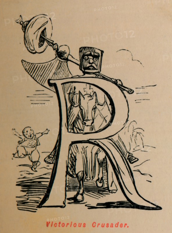 'Victorious Crusader', c1860, (c1860). Artist: John Leech.