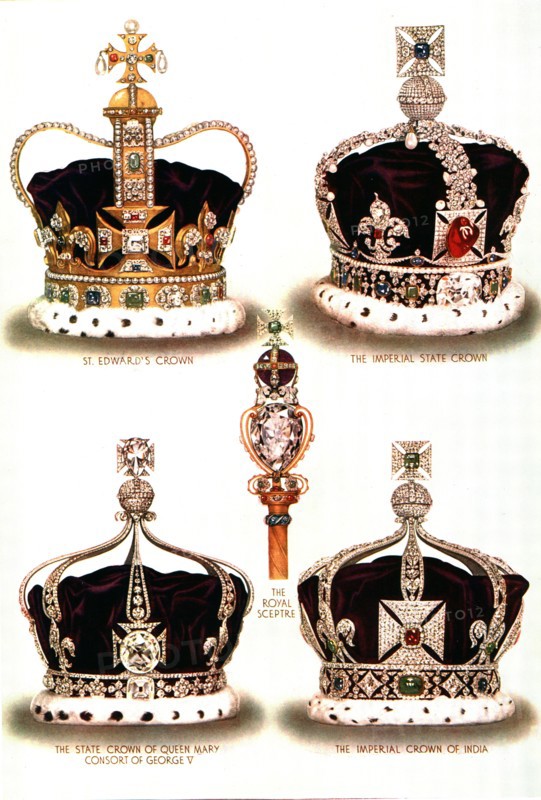 Symbols of Imperial Majesty, c1935. Creator: George John Younghusband.