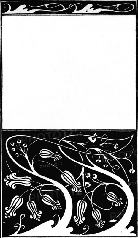 'Design for Cover of The Mountain Lovers, c.1895, (1914). Artists: Aubrey Beardsley, William Sharp.