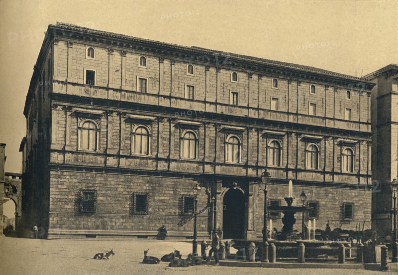'Roma - Piazza Scossacavalli. - Palace of Prince Torlonia, by Bramante', 1910. Artist: Unknown.