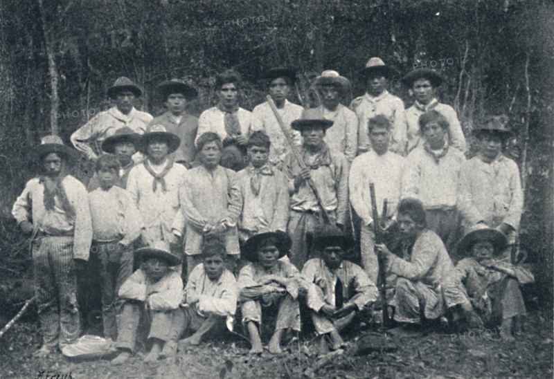'Indios Guaranys', 1895. Artist: Francisco Henszler.