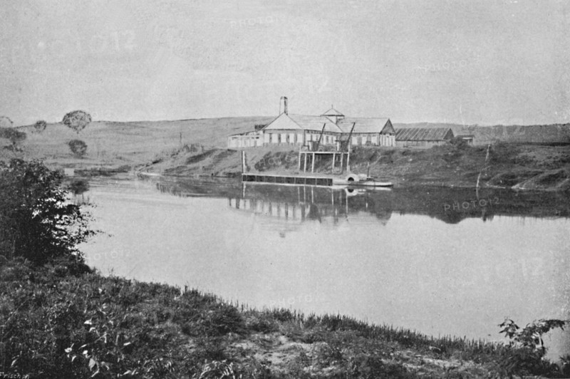 'Engenho Central de Porto Feliz', (Central Factory of Porto Feliz), 1895. Artist: Axel Frick.