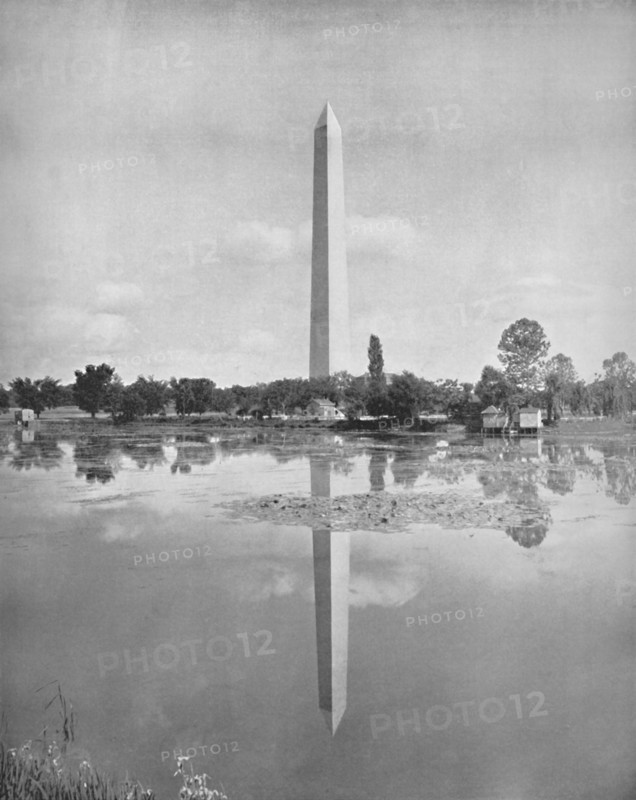 'The Washington Monument', 19th century. Artist: Unknown.