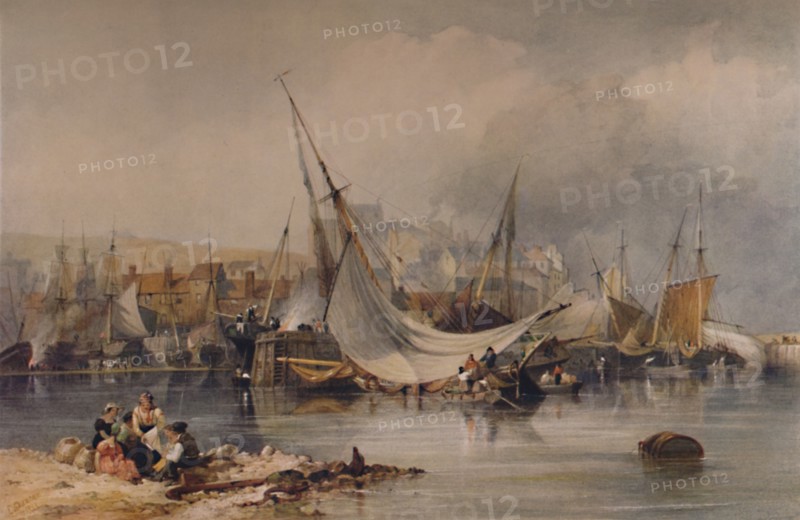 'Whitby', 1841, (1935). Artist: Edward Duncan.