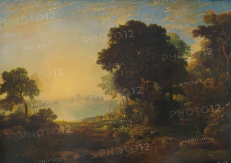 'Carnarvon Castle', c1815-1819, (1935). Artist: Anthony Vandyke Copley Fielding.