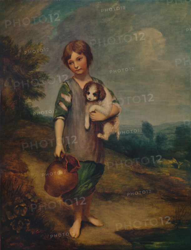 'Cottage Girl with Dog and Pitcher', 1785, (1935). Artist: Thomas Gainsborough.