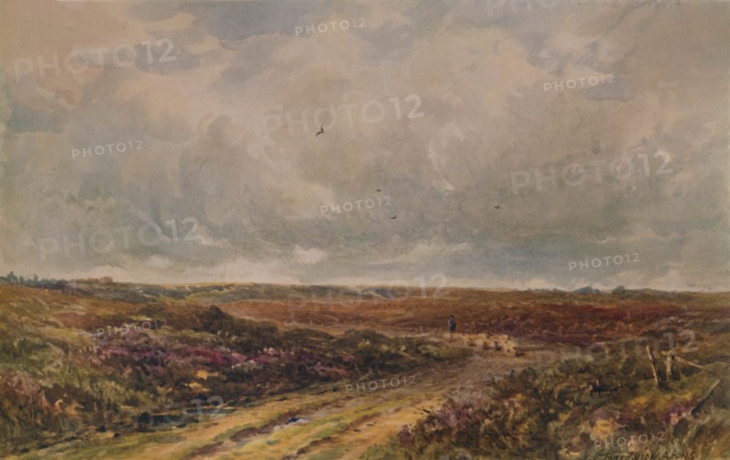 'Stormy Day on a Surrey Common', 19th-20th century, (1935). Artist: John Jessop Hardwick.