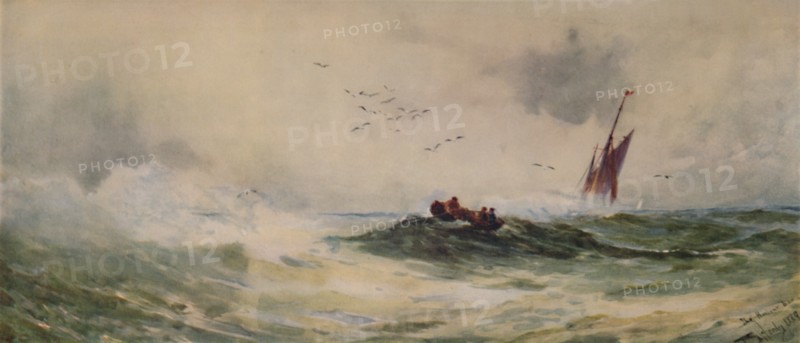 'The Harbour Bar', 1889, (1935). Artist: Thomas Bush Hardy.