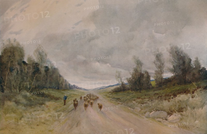 'On a Northumberland Road', 20th century, (1935). Artist: Robert J Hewitt.