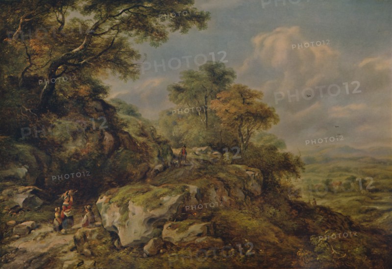'Near Otford, Kent', 1846, (1935). Artist: Richard Hilder.