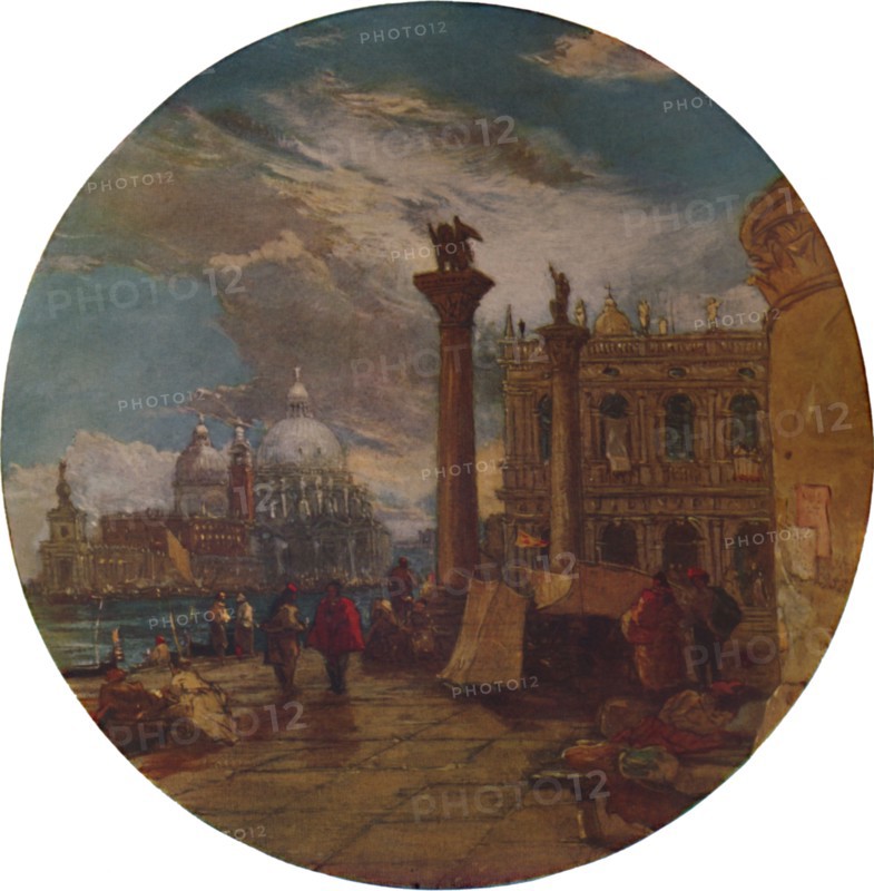 'The Piazza of St. Mark's Venice', 1853, (1935). Artist: James Holland.