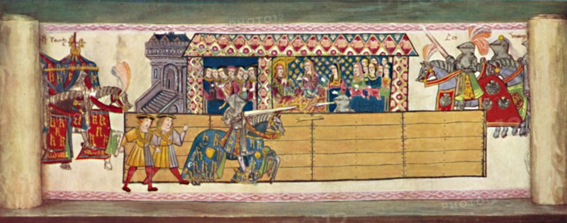 'Jousts at Westminster. February 13th, 1510', 1511, (1903). Artist: Unknown.
