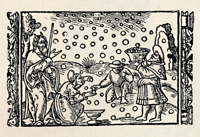'Gathering Manna', 1539, (1903). Artist: Unknown.