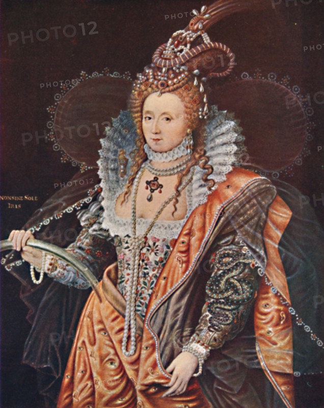 'Queen Elizabeth. An Emblematic Portrait by Zucchero', c1602, (1903). Artist: Federico Zuccaro.