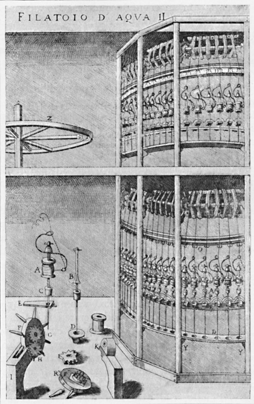 'A Silk-Spinning Mill', 1607, (1904). Artist: Unknown.