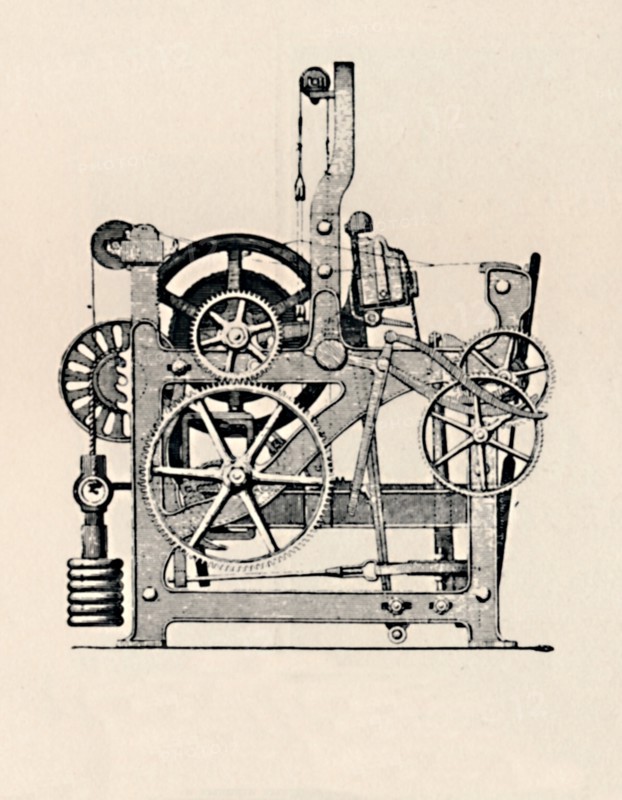 'Power Loom (Side View)', 1836, (1904). Artist: Unknown.