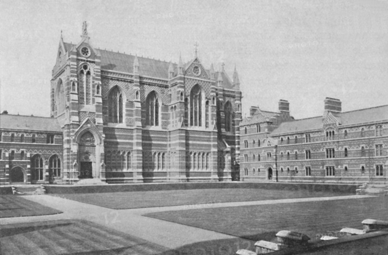 'Quadrangle, Keble College, Oxford', 1904. Artist: Unknown.