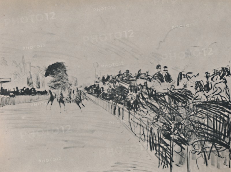 'The Races', 1865-1872, (1946).  Artist: Edouard Manet.