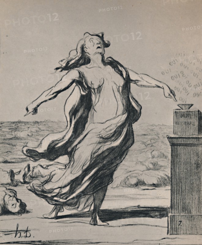 'This Has Killed That', 1871, (1946). Artist: Honore Daumier.
