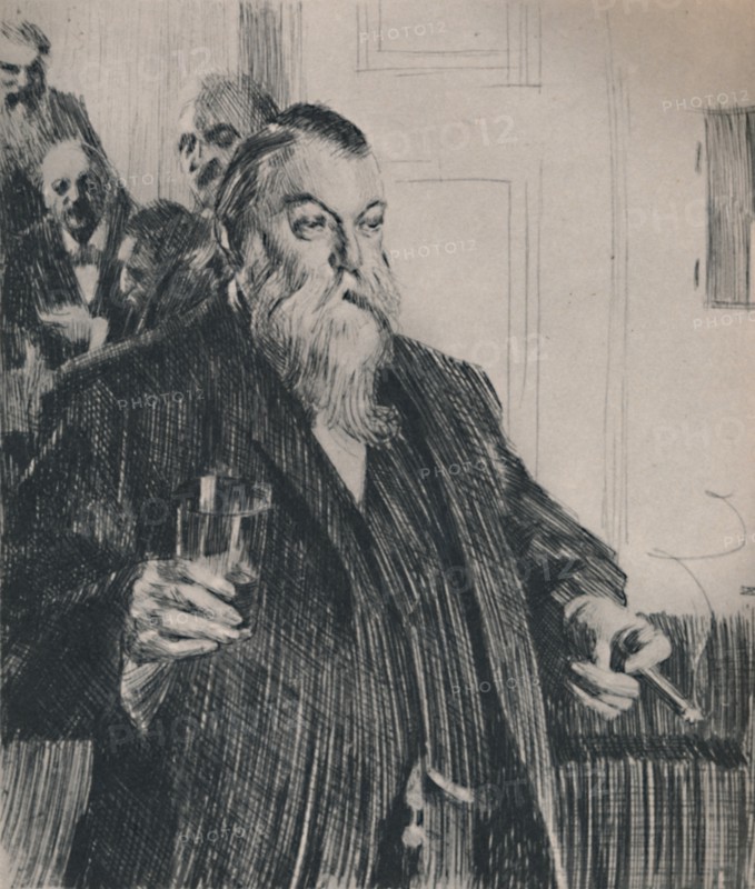'The Toast', 1890s, (1946).  Artist: Anders Leonard Zorn.