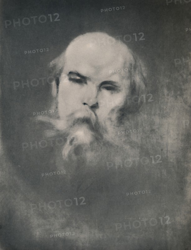 'Paul Verlaine', c.1891, (1946).  Artist: Eugene Carriere.