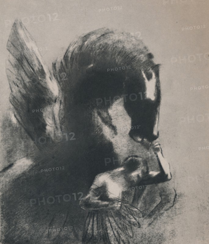 'Pegasus Captive', 1889, (1946).  Artist: Odilon Redon.