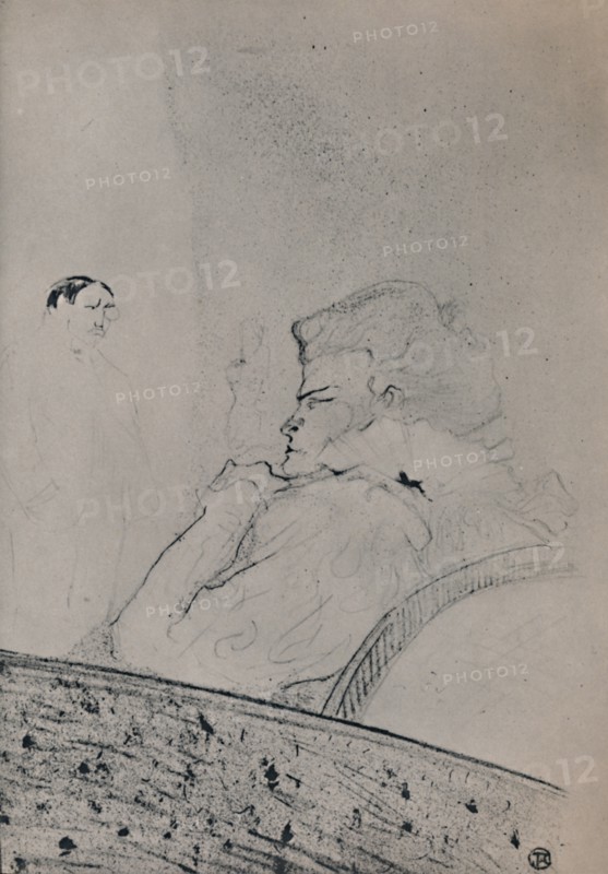 'Brandes in Her Dressing Room', c.1895, (1946). Artist: Henri de Toulouse-Lautrec.