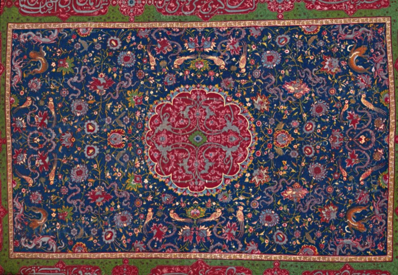 'Woollen Carpet, Enriched with Gold and Silver Thread. Persian; Late 16th Century', 1903. Artist: Unknown.
