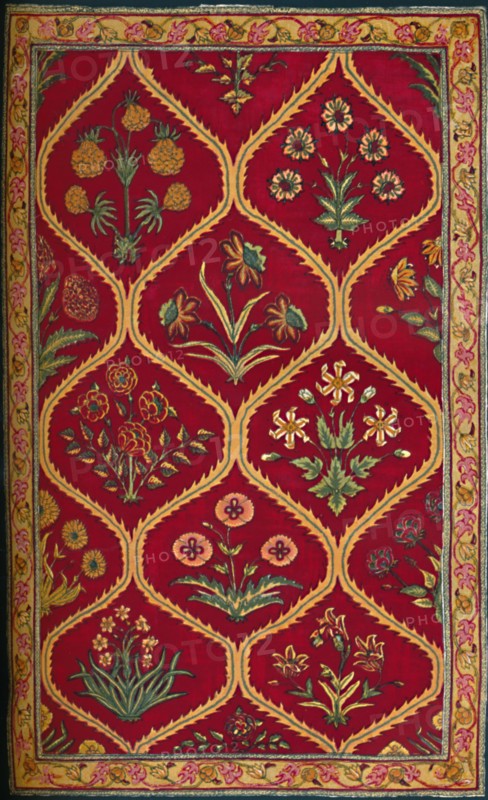 'Woollen Carpet. Indian (Royal Factory of Lahore); 17th Century', 1903. Artist: Unknown.