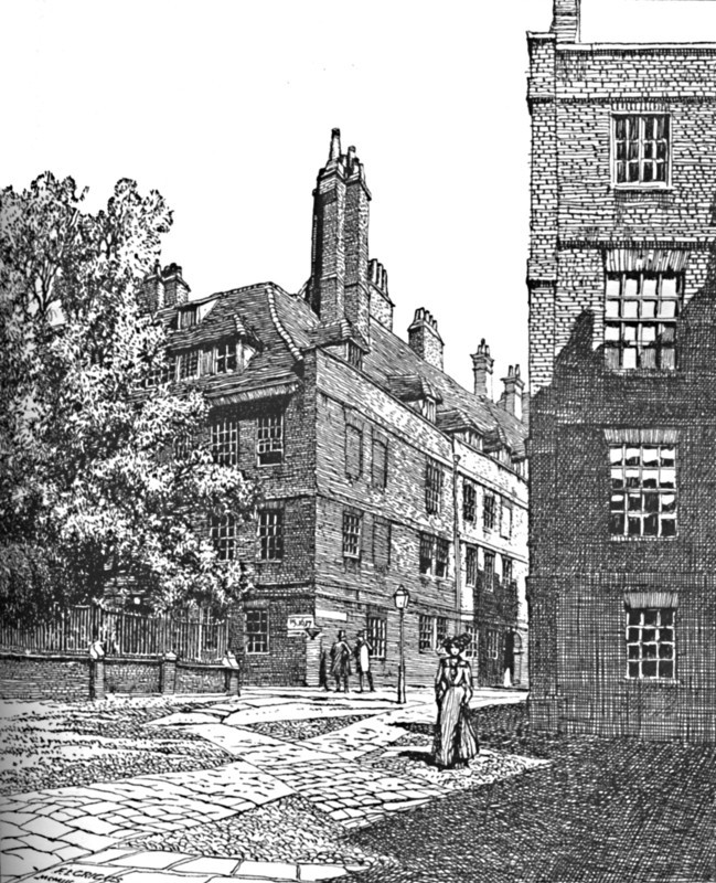 'Clifford's Inn, Looking North East', 1903. Artist: Unknown.