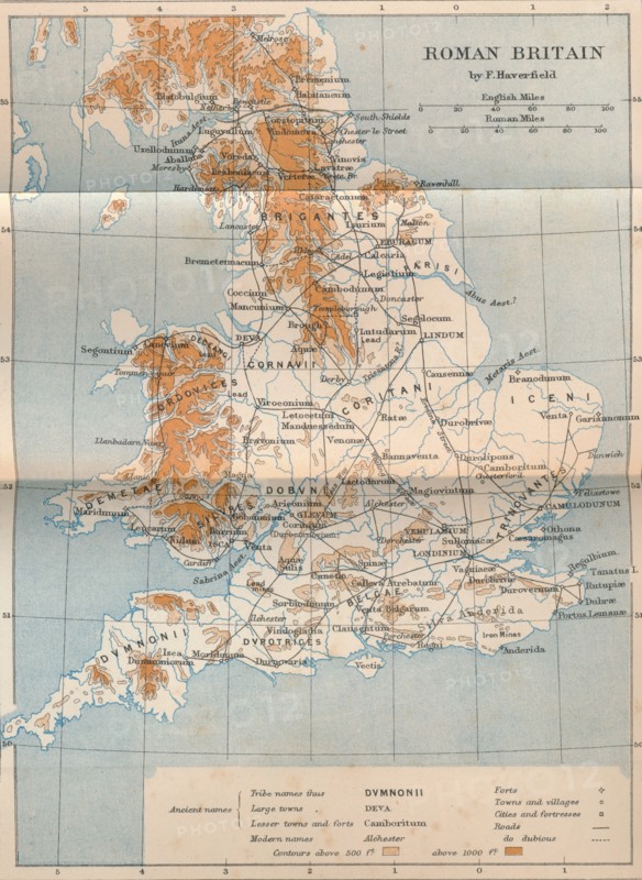 'Roman Britain', 1902. Artist: FS Weller.
