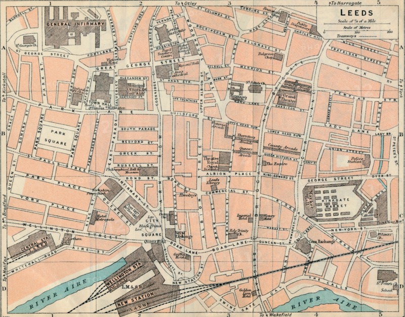 'Leeds', c20th Century. Artist: John Bartholomew.