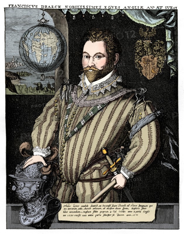 Sir Francis Drake, 16th century, (1910). Artist: Unknown.
