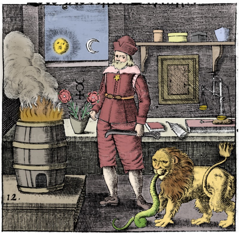 Twelfth Key of Basil Valentine, 1651. Artist: Unknown.