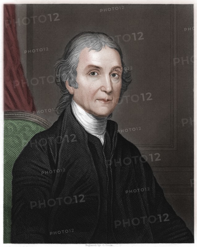 Joseph Priestley, English chemist and Presbyterian minister, 1860.  Artist: Anon.