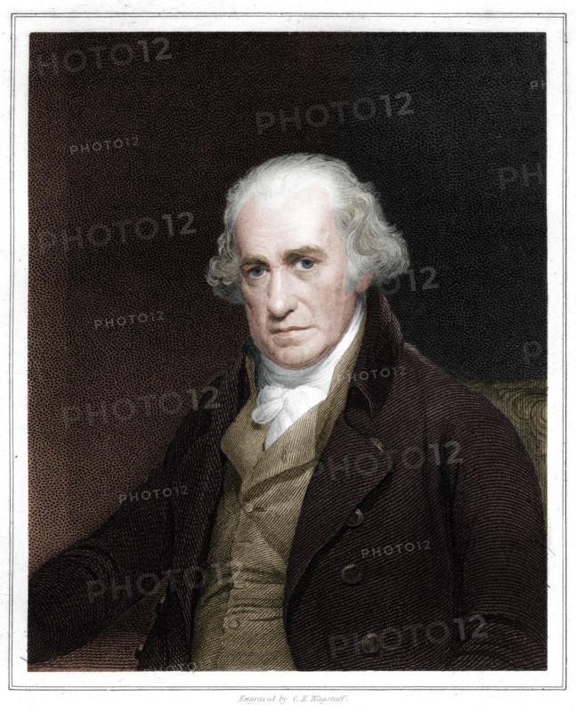 James Watt, Scottish engineer, (1833). Artist: CE Wagstaff.