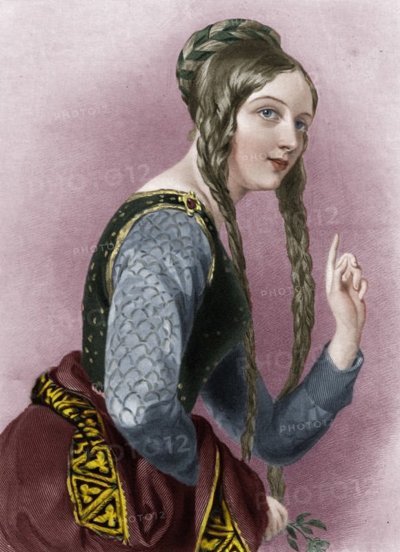 Eleanor of Aquitaine, Queen of Henry II of England. Artist: Unknown.