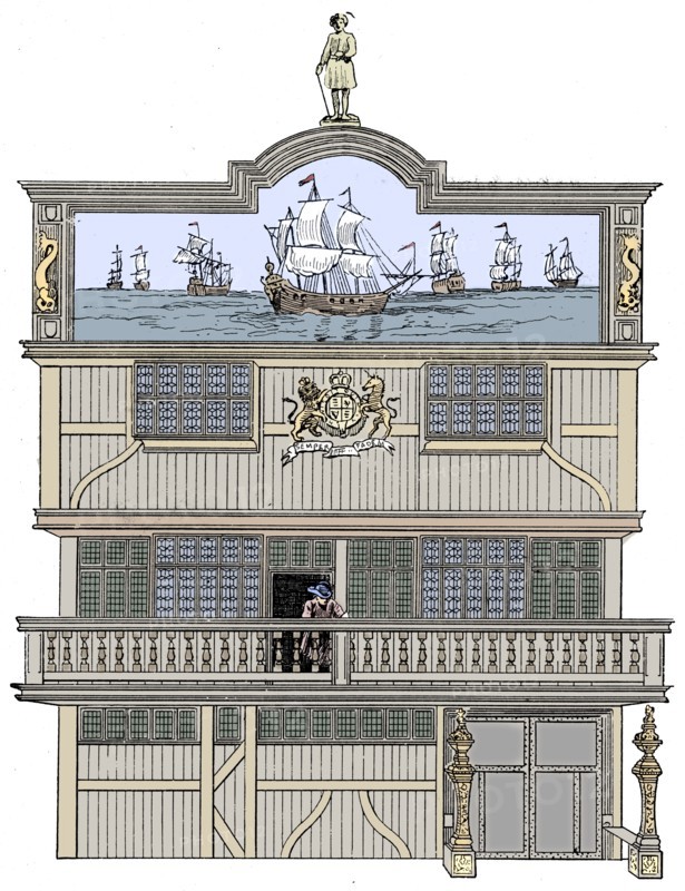 Front of the old East India House, London, 1894. Artist: Unknown.