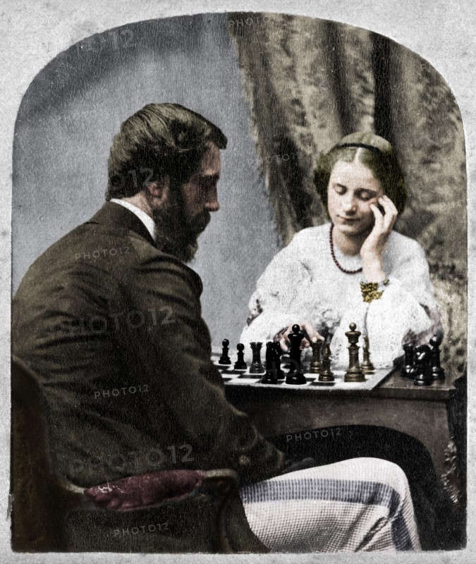The Chess Players. Artist: Unknown.