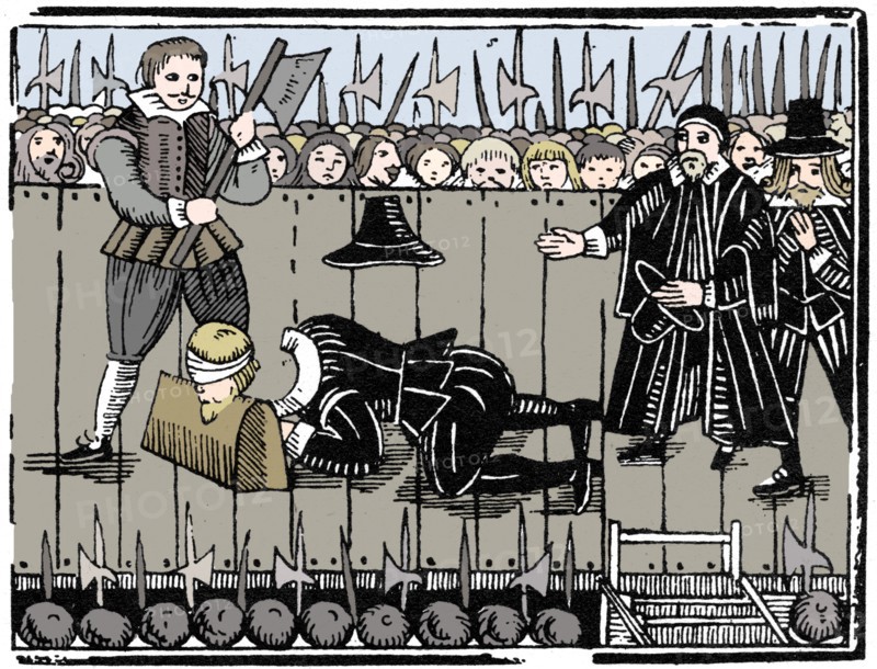 The Royal Martyrdom, from a ballad of 1648 (1964). Artist: Anon.
