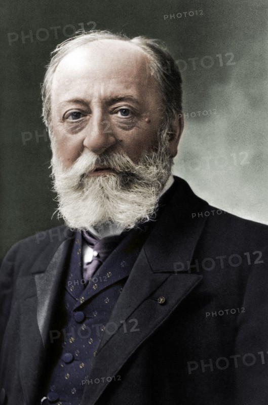 Camille Saint-Saens (1835-1921), French composer, organist, conductor, and pianist of the Romanti Artist: Nadar.