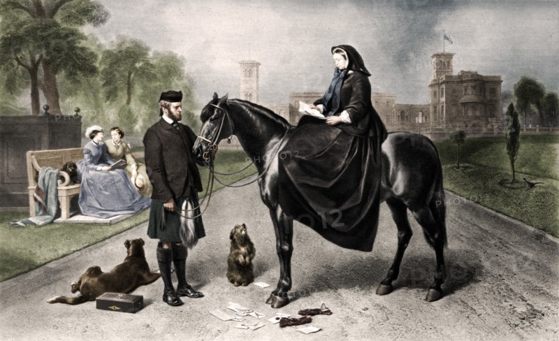 'Queen Victoria at Osborne House', 1865 (1906). Artist: Unknown.